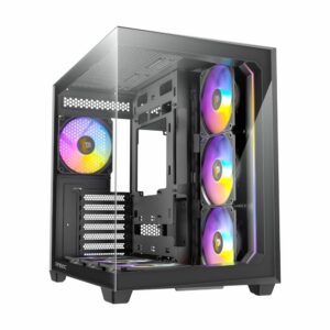 Antec C5 ARGB ATX DUAL Mid Tower Gaming Chassis   Black