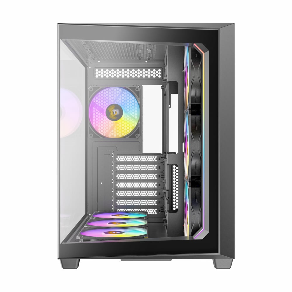 Antec C5 ARGB ATX DUAL Mid Tower Gaming Chassis Black - Image 3