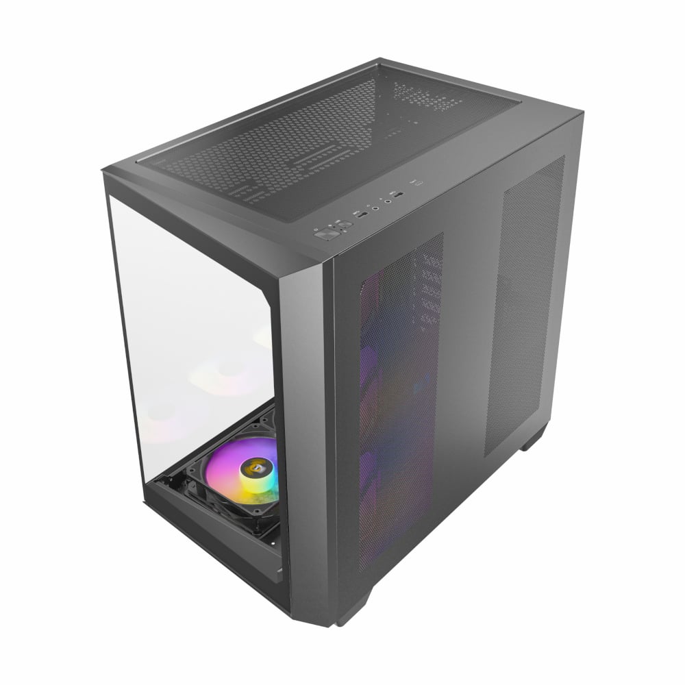 Antec C5 ARGB ATX DUAL Mid Tower Gaming Chassis Black - Image 6