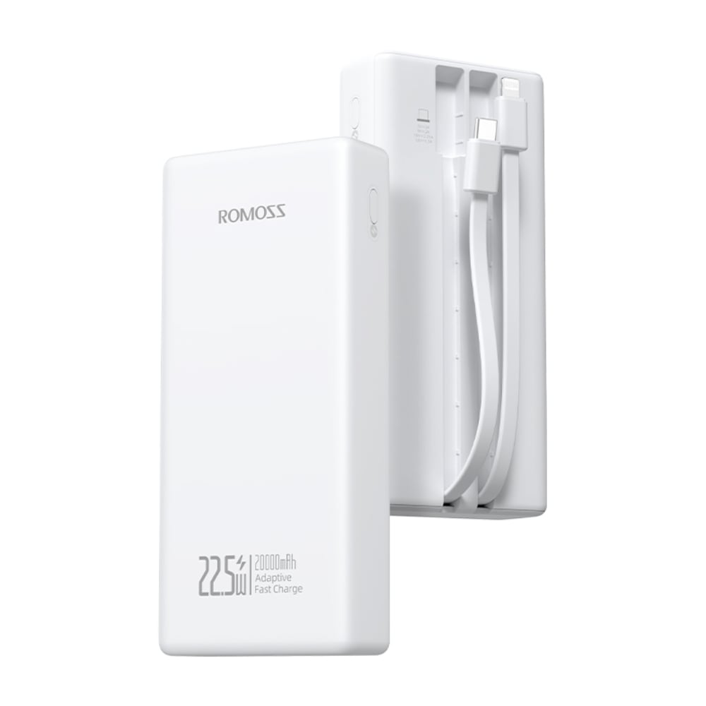 Romoss PRC20 20000mAh 22.5W Fast Charge Power Bank White - Image 3