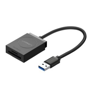 UGREEN USB 3.0 Dual Slot Card Reader for SD/TF Cards   5Gbps Data Transfer