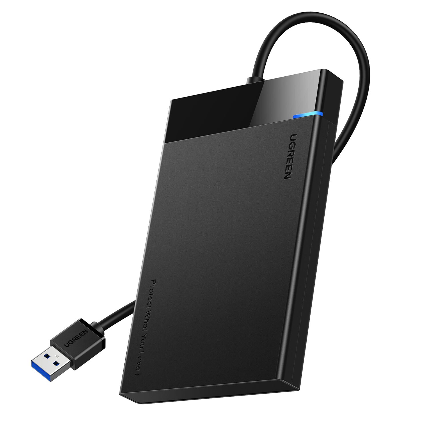 UGREEN USB 3.0 to 2.5  SATA Hard Drive Enclosure (Non-Detachable Cable)