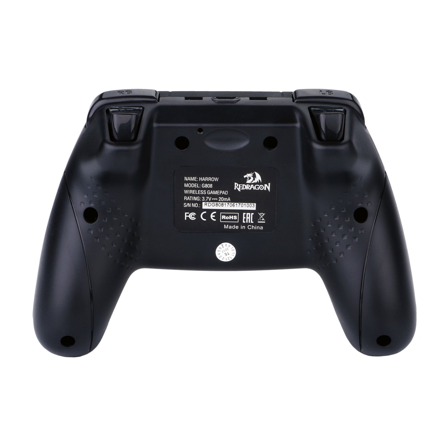 Redragon HARROW Wireless X/D-input(Digital/Analog) PC Controller - Black - Image 6