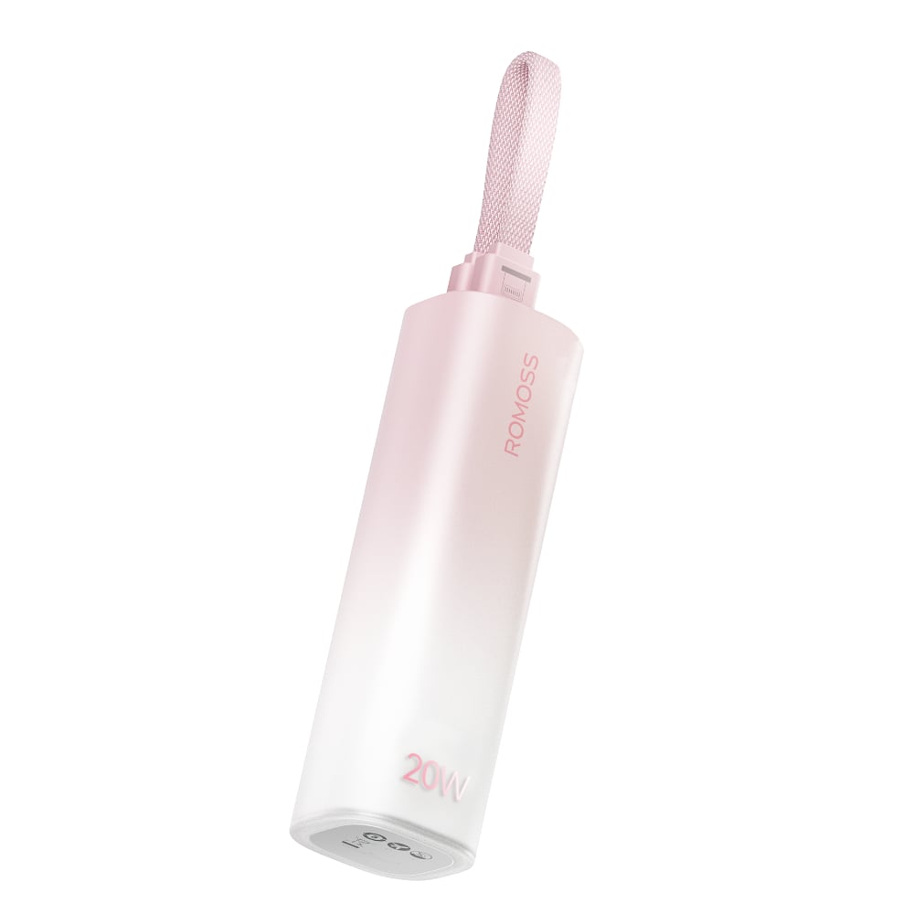 Romoss PSC05 5000mAh 20W Mini Power Bank   Pink