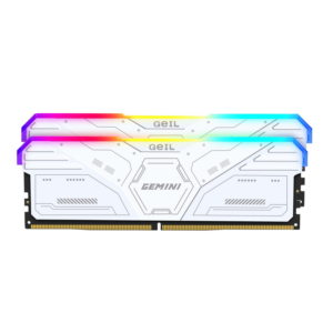 GeIL Gemini RGB 32GB DDR5 6000MHz Desktop Gaming Memory Kit (2 x 16GB) ? White