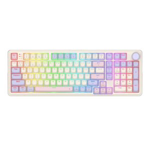 Redragon K768 EISA 100 RGB Wireless Gaming Keyboard - Lilac